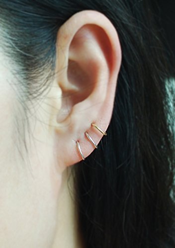 20gauge Sterling Silver Cartilage hoop earring,Best selling item,Helix,Tragus,Ear Lobe,Nose Ring, piercing earring,Tiny Cartilage Ring / price per one item