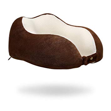 YiMads Airplane Neck Pillow Travel Head Memory Foam Pillow Soft Rest Cushion for Airplane Car