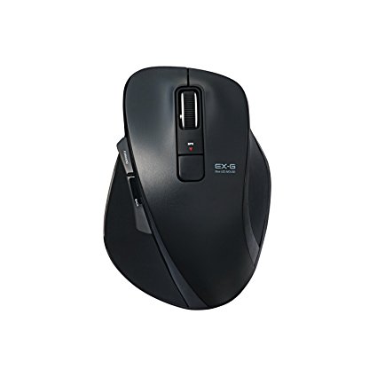 Elecom [Windows8 Corresponding] Wireless Blueled Mouse [Bluetooth 3.0] Ex-g Series L Size (5 Button Black) M-xg2bbbk