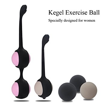 Bigbanana Kegel Balls Exercise Kit for Women Weighted Pelvic Floor Set- Bladder Control Device for Pelvic Floor Exercise (6 Kegel Balls)