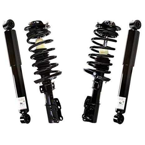 Prime Choice Auto Parts SUSPKG138 2 Front Strut Assemblies and 2 Rear Shock Absorbers