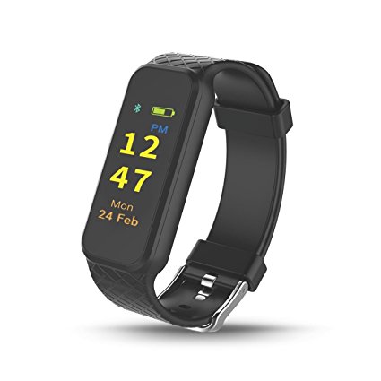 Portronics POR-799 Yogg HR Smart Fitness Tracker with Heart Rate Monitor, Detachable & Touch Sensitive Screen to improve your fitness and happiness levels