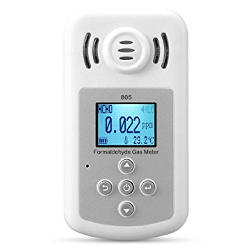 TONOR Portable Formaldehyde Detector with Sound-light Alarm White