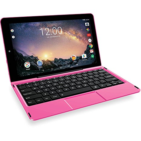 RCA Galileo Pro 11.5" 32GB Tablet with Keyboard Case Android 6.0 PINK Touchscreen