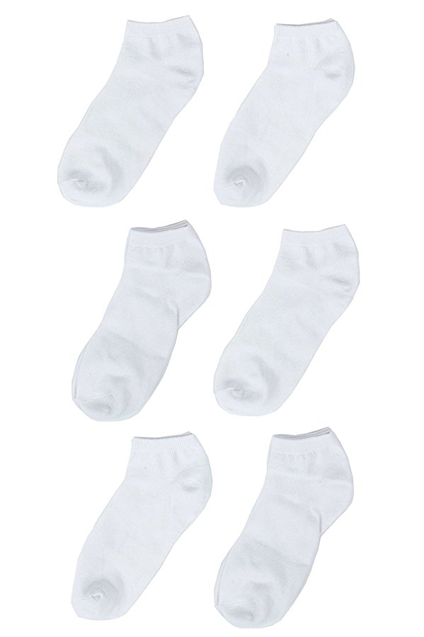 Mamia Women's 6 Pairs Of Ankle Socks Low Cut Sport Peds