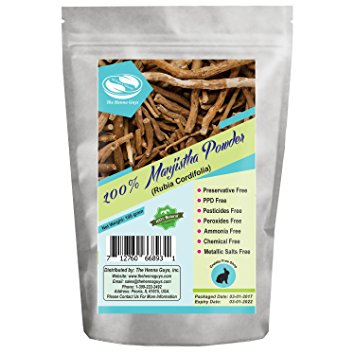 100 Grams Manjistha Powder - 100% Pure & Natural Herbs, Multi-Purpose Use, Food Spices, hair conditioning, herbal supplements & skin care