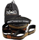 HangTight Hammock Tree Straps Set Heavy Duty Extra Long Lightweight Suspension Kit Adjustable 100 Polyester Best For No-Stretch Hanging Fastest Portable Strap System Setup Comparable to ENO Atlas
