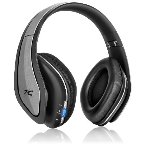 Sentey LS-4560 B-trek H9 Bluetooth Wireless Foldable Headphones with Carrying Case