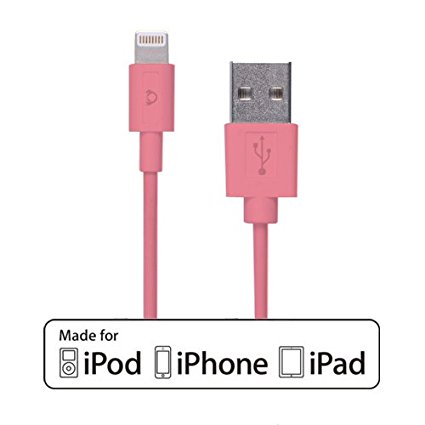 Lightning Cable [Apple MFi Certified], 6 Feet, 8 Pin Lightning to USB Sync Cable Charging Cord for iPhone X 8 7 6s 6 Plus 5 SE, iPad Pro 12.9 and 9.7, iPad Air, iPad Mini, iPod and More