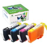 Supricolor Compatible Ink Cartridge Replacement for HP 564XL 564 1 Black 1 Cyan 1 Magenta 1 Yellow 4 Pack With Ink Level Indication
