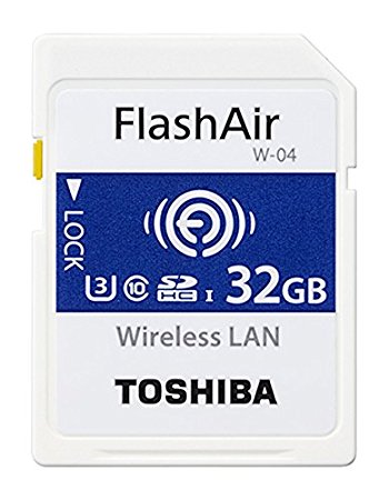 Toshiba FlashAir W-04 32 GB SDHC Class 10 Memory Card