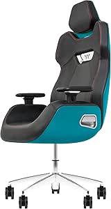 Thermaltake Argent E700 Real Leather Gaming Chair (Ocean Blue) Design by Studio F∙A∙Porsche, GGC-ARG-BLLFDL-01