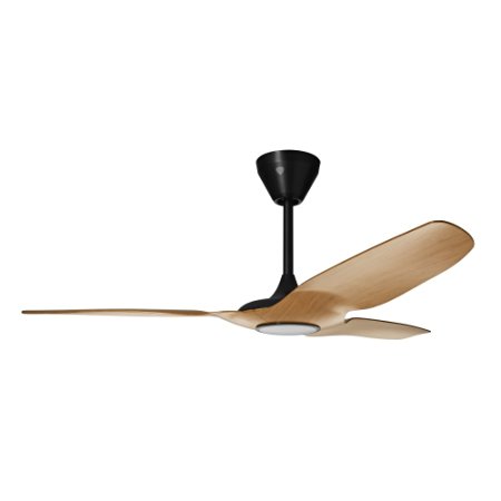 Haiku Home HK52CB L Series Indoor/Outdoor Wi-Fi Enabled Ceiling Fan with LED Light, Works with Alexa, Caramel/Black