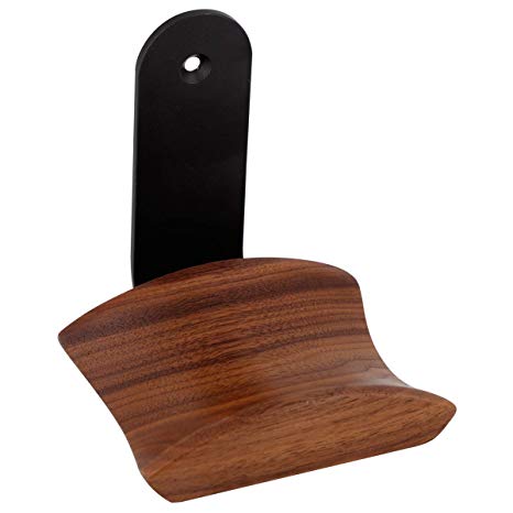 Headphone Stand Wood Wall Mount L-Shape, Walnut Stand for Headset Hanger Accessory for Headphone Collective, Scratch-Proof & Anti-Slip, Fit for Bose, Sony, Beats Headphone