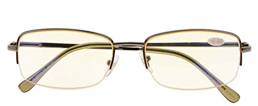 Half-rim Computer Eyeglasses for Women Men Reading Blue Light Filter Glasses