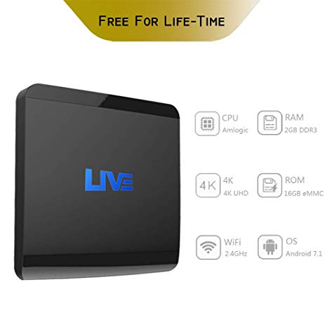 International IPTV Receiver Box,4K Live IPTV Box 2G RAM 16GB ROM Lifetime Subscription 1500  Global Live Channels from From Brazilian Arabic India US Europe,Includes Movies Sports News Adult Program