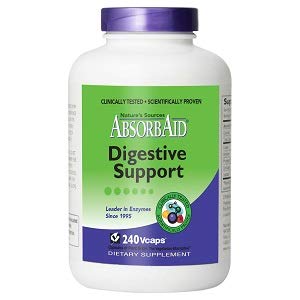 AbsorbAid Digestive Enzymes 240 vCaps, Proven to Increase Vital Nutrient Absorption by up to 71%!