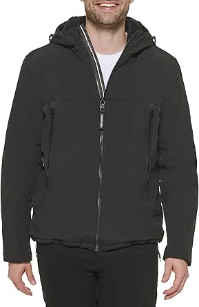 Calvin Klein Men's Sherpa Lined Hooded Soft Shell Jacket