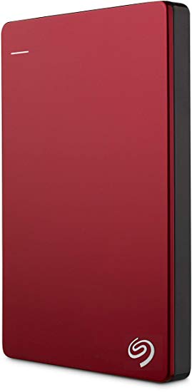Seagate Backup Plus Slim 2TB USB 3.0 Portable External Hard Drive - RED