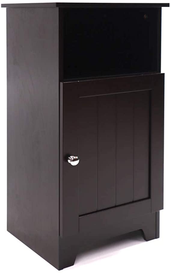 Redmon Contemporary Country Single Door Cabinet, One Size, Espresso