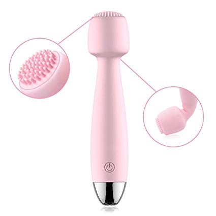 Personal Wand Massager, Weyes Mini Waterproof Rechargeable Personal Massager with 10 Multi Vibration Frequencies for Therapeutic Muscle Aches and Sports Recovery Whisper Quiet