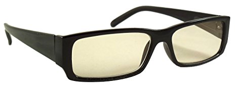 ScreenPals Computer Reading Glasses with Spring Hinges - Antiglare Computer Glasses - Reduce Eye Strain ( 1.25 Power, Black)