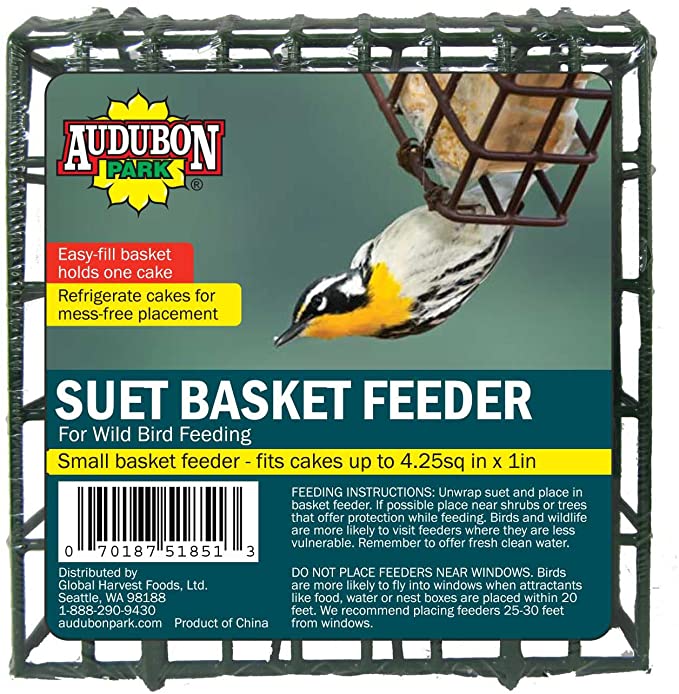 Audubon Park 12331 Suet Cake Basket Feeder