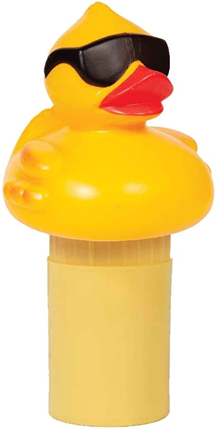 GAME 11201-BB Derby Duck Mid Size chlorinator, Yellow