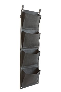 Prudance Vertical Wall Garden Planter, 4 Pockets, Wall Mount Plant Solution Large