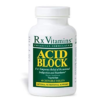 Acid Block 60 Chewable Tablets by Rx Vitamins