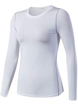 Lavento Women's Compression Shirts Long Sleeve Workout Shirts