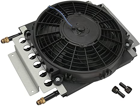 Derale 13720 Electra-Cool Remote Cooler , Black