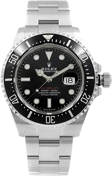 Men's Rolex Sea-Dweller Black Dial Men's Watch (Ref. 126600)