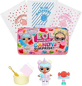 LOL Surprise Candy Surprise Tot Doll with DIY Candy Maker, Edible Candy, Ages 4