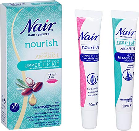 Nair - Natural Argan Oil - Upper Lip Kit - 20ml