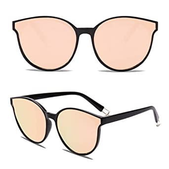 SOJOS Fashion Round Sunglasses for Women Men Oversized Vintage Shades SJ2057