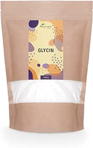 Glicina Polvo Vegavero® | Puro & Sin Aditivos | 1 kg Glycine | Con Cuchara Medidora | Articulaciones   Huesos   Músculos | Vegano & Testado en Laboratorio