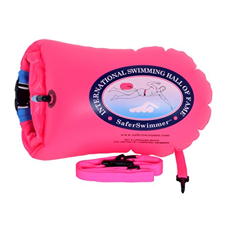 ISHOF SaferSwimmer Personal Large Swimming Float with Dry Storage