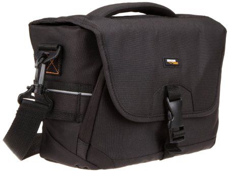 AmazonBasics Medium DSLR Gadget Bag Gray Interior