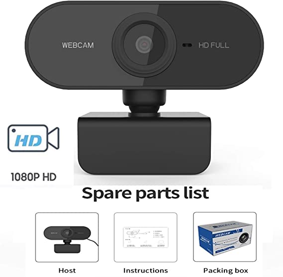 Webcam 1080P HD Streaming Camera for Gaming Stream/Conferencing/Video Recording/Autofocus Web Camera with Microphone for Windows 10 iOS Xbox one Linux