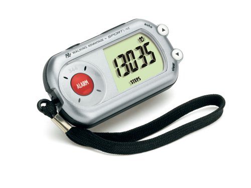 Sportline Walking Advantage 344 Safety Alarm Pedometer