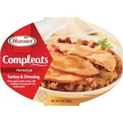 Hormel Compleats Turkey & Dressing With Gravy Microwave Bowls, 10 oz (5 Pack) by Hormel