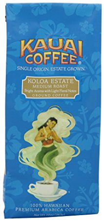 Kauai Coffee Medium Roast Ground, 10 Ounce