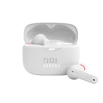 JBL Tune 230NC TWS, Active Noise Cancellation Earbuds with Mic, Massive 40 Hrs Playtime with Speed Charge, Adjustable EQ with JBL APP, 4Mics for Perfect Calls, Google Fast Pair, Bluetooth 5.2 (White)