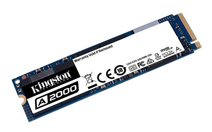 Kingston 250G A2000 M.2 2280 NVMe PCIe Gen 3.0 x4