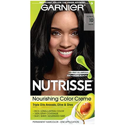 Garnier Nutrisse Nourishing Color Creme Black [10] 1 ea