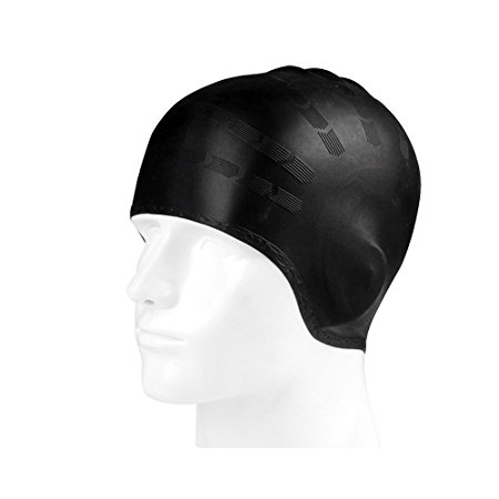 Adult Swim Cap for Men and Women Ear Protection