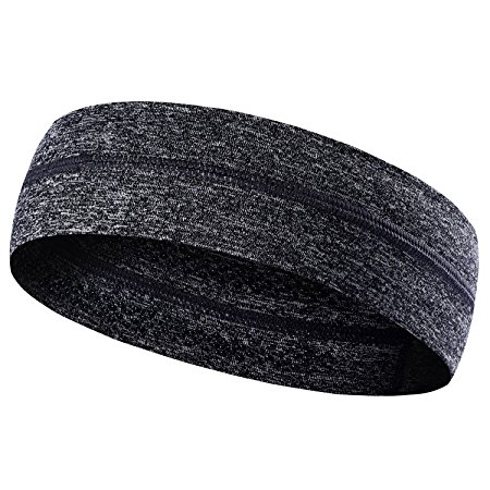 Running Headbands - Silicone Non Slip Design for Fitness Workout and Yoga