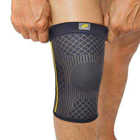 Bracoo Knee Sleeve, Compression Support & Pain Relief for Athletic, ACL, Crossfit, Running & Injury Recovery, Guardian, KE90