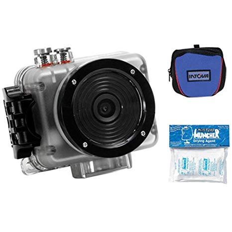 Intova Nova HD 1080p Waterproof Action Camera with Drying Agent and Case